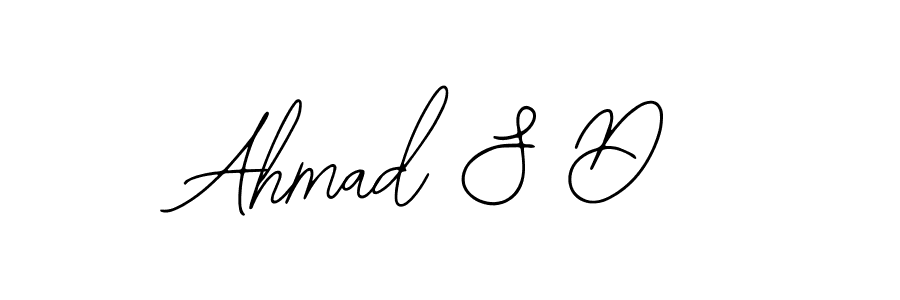 Also we have Ahmad S D name is the best signature style. Create professional handwritten signature collection using Bearetta-2O07w autograph style. Ahmad S D signature style 12 images and pictures png