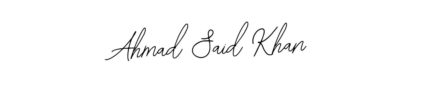 You can use this online signature creator to create a handwritten signature for the name Ahmad Said Khan. This is the best online autograph maker. Ahmad Said Khan signature style 12 images and pictures png