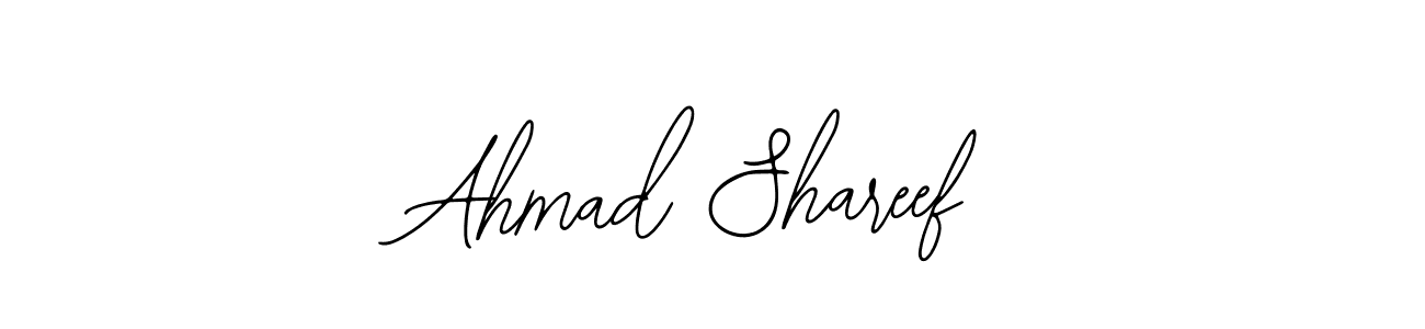 Make a beautiful signature design for name Ahmad Shareef. With this signature (Bearetta-2O07w) style, you can create a handwritten signature for free. Ahmad Shareef signature style 12 images and pictures png
