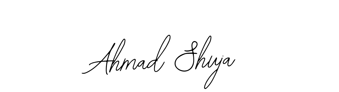How to make Ahmad Shuja signature? Bearetta-2O07w is a professional autograph style. Create handwritten signature for Ahmad Shuja name. Ahmad Shuja signature style 12 images and pictures png