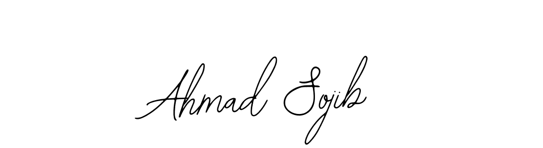 How to Draw Ahmad Sojib signature style? Bearetta-2O07w is a latest design signature styles for name Ahmad Sojib. Ahmad Sojib signature style 12 images and pictures png