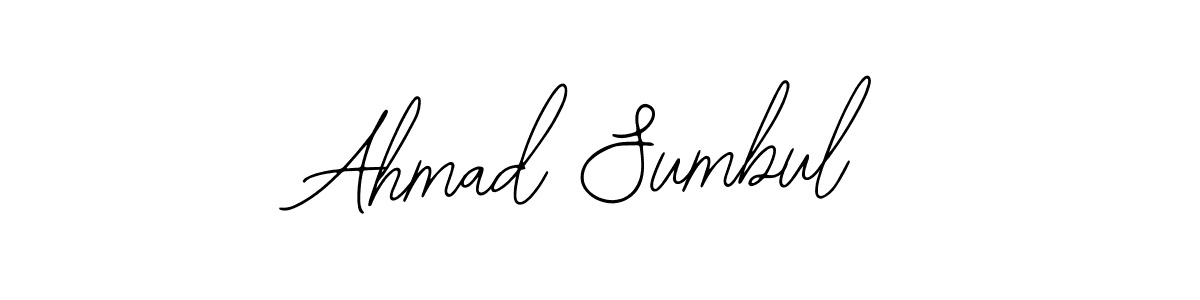 Ahmad Sumbul stylish signature style. Best Handwritten Sign (Bearetta-2O07w) for my name. Handwritten Signature Collection Ideas for my name Ahmad Sumbul. Ahmad Sumbul signature style 12 images and pictures png