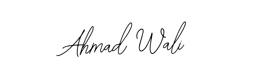 The best way (Bearetta-2O07w) to make a short signature is to pick only two or three words in your name. The name Ahmad Wali include a total of six letters. For converting this name. Ahmad Wali signature style 12 images and pictures png