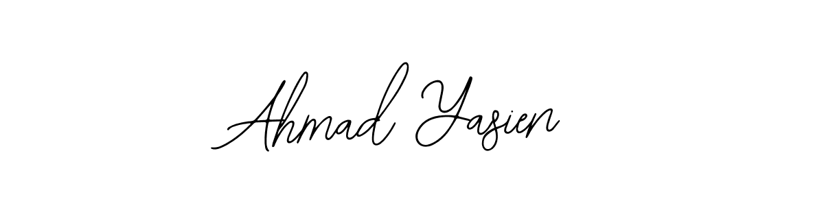 Make a beautiful signature design for name Ahmad Yasien. With this signature (Bearetta-2O07w) style, you can create a handwritten signature for free. Ahmad Yasien signature style 12 images and pictures png