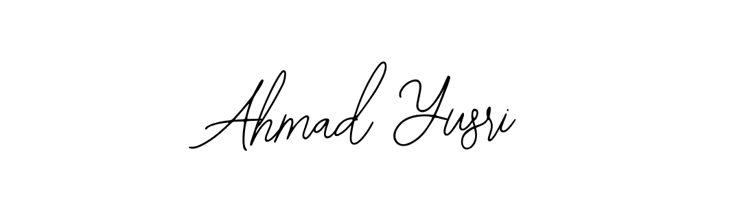 Use a signature maker to create a handwritten signature online. With this signature software, you can design (Bearetta-2O07w) your own signature for name Ahmad Yusri. Ahmad Yusri signature style 12 images and pictures png