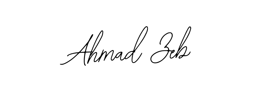 Ahmad Zeb stylish signature style. Best Handwritten Sign (Bearetta-2O07w) for my name. Handwritten Signature Collection Ideas for my name Ahmad Zeb. Ahmad Zeb signature style 12 images and pictures png