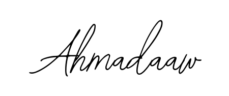A sleek calligraphic signature for name Ahmadaaw utilizing Bearetta-2O07w styling. Great for adding personal signatures to photos and art. Ahmadaaw signature style 12 images and pictures png
