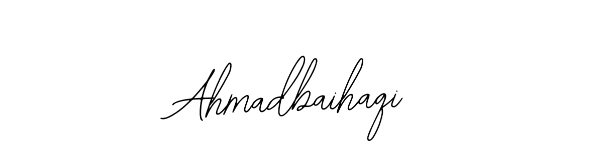 Also You can easily find your signature by using the search form. We will create Ahmadbaihaqi name handwritten signature images for you free of cost using Bearetta-2O07w sign style. Ahmadbaihaqi signature style 12 images and pictures png