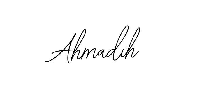 Design your own signature with our free online signature maker. With this signature software, you can create a handwritten (Bearetta-2O07w) signature for name Ahmadih. Ahmadih signature style 12 images and pictures png