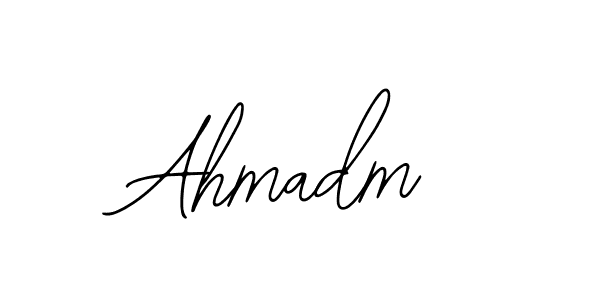 Use a signature maker to create a handwritten signature online. With this signature software, you can design (Bearetta-2O07w) your own signature for name Ahmadm. Ahmadm signature style 12 images and pictures png