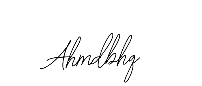 Also You can easily find your signature by using the search form. We will create Ahmdbhq name handwritten signature images for you free of cost using Bearetta-2O07w sign style. Ahmdbhq signature style 12 images and pictures png