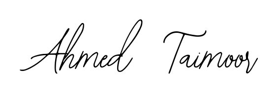 Create an unforgettable impression when signing with Ahmed  Taimoor name styled in Bearetta-2O07w typography. 100% free online generator. Ahmed  Taimoor signature style 12 images and pictures png