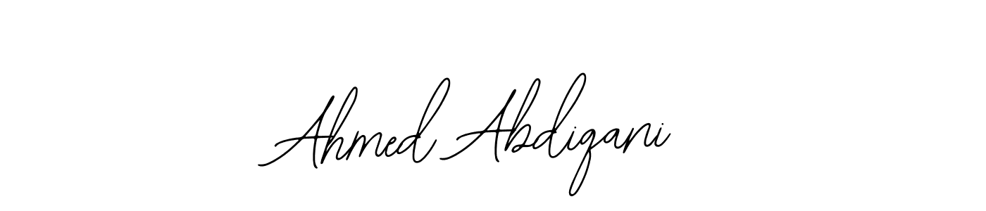 The best way (Bearetta-2O07w) to make a short signature is to pick only two or three words in your name. The name Ahmed Abdiqani include a total of six letters. For converting this name. Ahmed Abdiqani signature style 12 images and pictures png