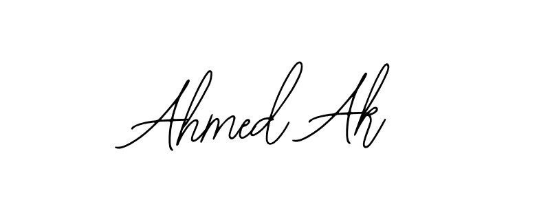How to make Ahmed Ak signature? Bearetta-2O07w is a professional autograph style. Create handwritten signature for Ahmed Ak name. Ahmed Ak signature style 12 images and pictures png
