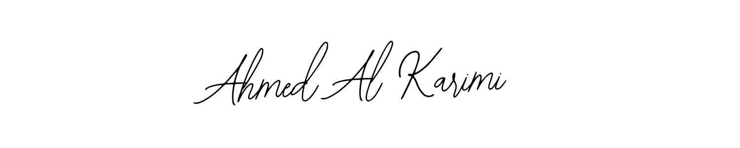 The best way (Bearetta-2O07w) to make a short signature is to pick only two or three words in your name. The name Ahmed Al Karimi include a total of six letters. For converting this name. Ahmed Al Karimi signature style 12 images and pictures png