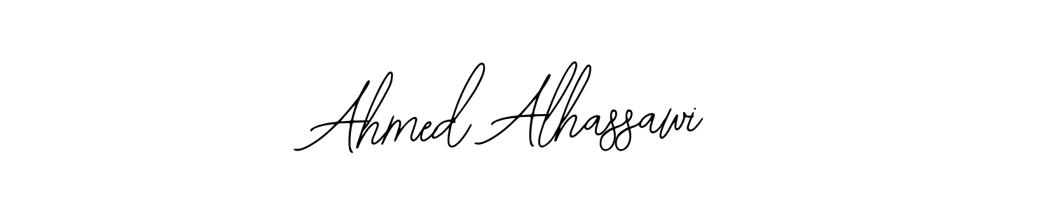 You should practise on your own different ways (Bearetta-2O07w) to write your name (Ahmed Alhassawi) in signature. don't let someone else do it for you. Ahmed Alhassawi signature style 12 images and pictures png