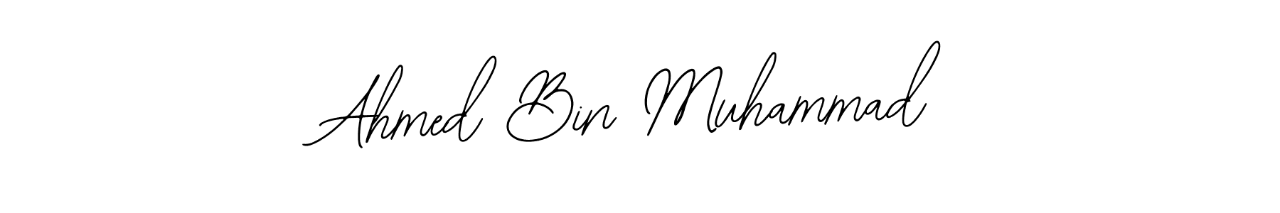 Make a beautiful signature design for name Ahmed Bin Muhammad. With this signature (Bearetta-2O07w) style, you can create a handwritten signature for free. Ahmed Bin Muhammad signature style 12 images and pictures png