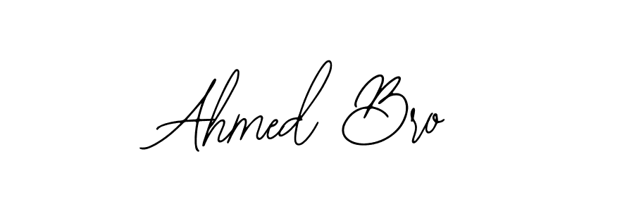 You should practise on your own different ways (Bearetta-2O07w) to write your name (Ahmed Bro) in signature. don't let someone else do it for you. Ahmed Bro signature style 12 images and pictures png