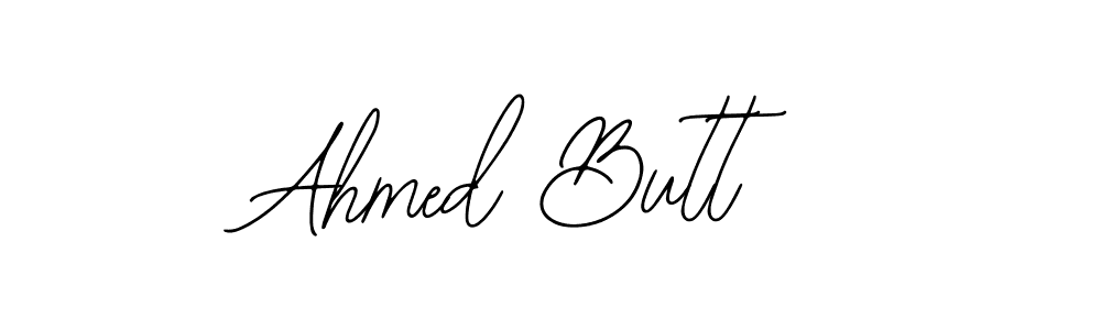 Use a signature maker to create a handwritten signature online. With this signature software, you can design (Bearetta-2O07w) your own signature for name Ahmed Butt. Ahmed Butt signature style 12 images and pictures png