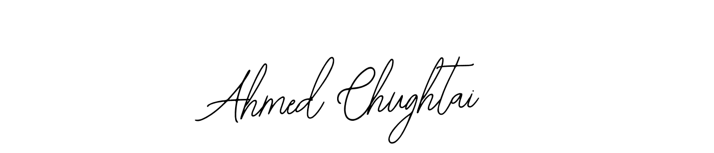 The best way (Bearetta-2O07w) to make a short signature is to pick only two or three words in your name. The name Ahmed Chughtai include a total of six letters. For converting this name. Ahmed Chughtai signature style 12 images and pictures png