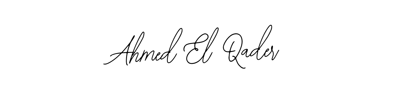 How to make Ahmed El Qader name signature. Use Bearetta-2O07w style for creating short signs online. This is the latest handwritten sign. Ahmed El Qader signature style 12 images and pictures png
