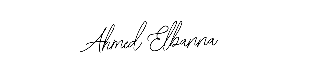 Bearetta-2O07w is a professional signature style that is perfect for those who want to add a touch of class to their signature. It is also a great choice for those who want to make their signature more unique. Get Ahmed Elbanna name to fancy signature for free. Ahmed Elbanna signature style 12 images and pictures png