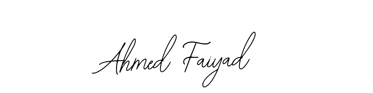 Use a signature maker to create a handwritten signature online. With this signature software, you can design (Bearetta-2O07w) your own signature for name Ahmed Faiyad. Ahmed Faiyad signature style 12 images and pictures png