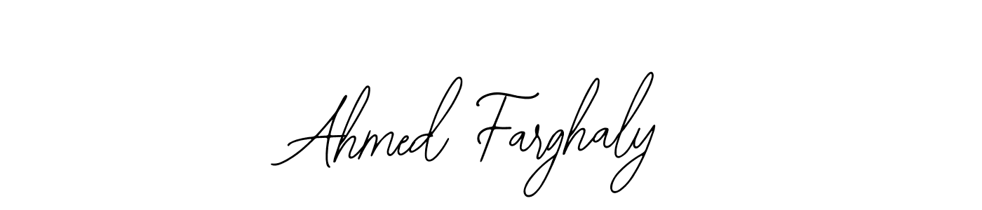 The best way (Bearetta-2O07w) to make a short signature is to pick only two or three words in your name. The name Ahmed Farghaly include a total of six letters. For converting this name. Ahmed Farghaly signature style 12 images and pictures png