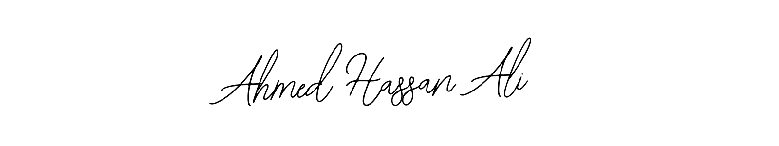 Also You can easily find your signature by using the search form. We will create Ahmed Hassan Ali name handwritten signature images for you free of cost using Bearetta-2O07w sign style. Ahmed Hassan Ali signature style 12 images and pictures png