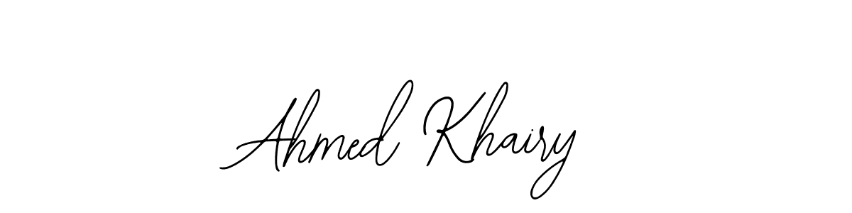 How to Draw Ahmed Khairy signature style? Bearetta-2O07w is a latest design signature styles for name Ahmed Khairy. Ahmed Khairy signature style 12 images and pictures png