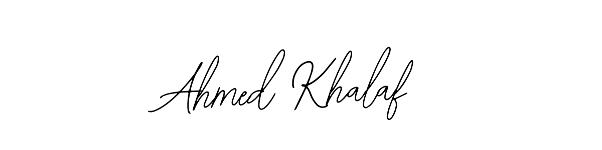 How to Draw Ahmed Khalaf signature style? Bearetta-2O07w is a latest design signature styles for name Ahmed Khalaf. Ahmed Khalaf signature style 12 images and pictures png