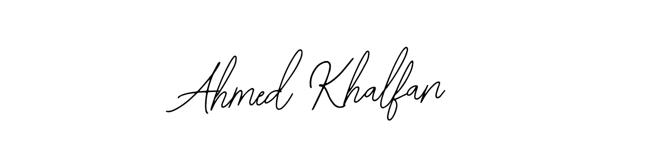 How to Draw Ahmed Khalfan signature style? Bearetta-2O07w is a latest design signature styles for name Ahmed Khalfan. Ahmed Khalfan signature style 12 images and pictures png