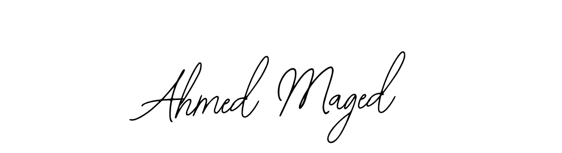 Design your own signature with our free online signature maker. With this signature software, you can create a handwritten (Bearetta-2O07w) signature for name Ahmed Maged. Ahmed Maged signature style 12 images and pictures png