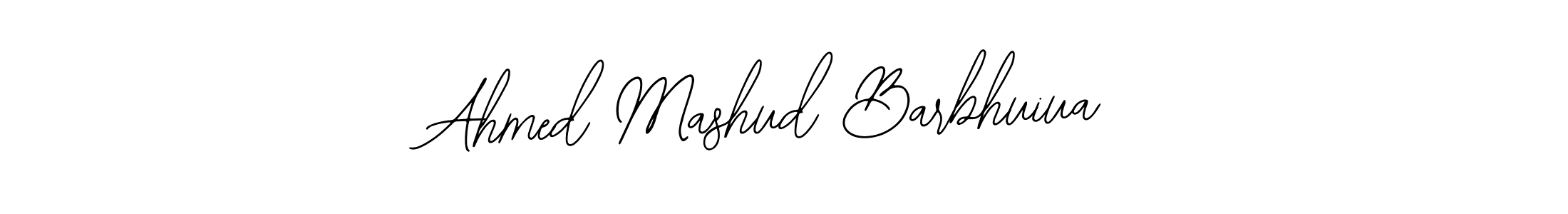 The best way (Bearetta-2O07w) to make a short signature is to pick only two or three words in your name. The name Ahmed Mashud Barbhuiua include a total of six letters. For converting this name. Ahmed Mashud Barbhuiua signature style 12 images and pictures png