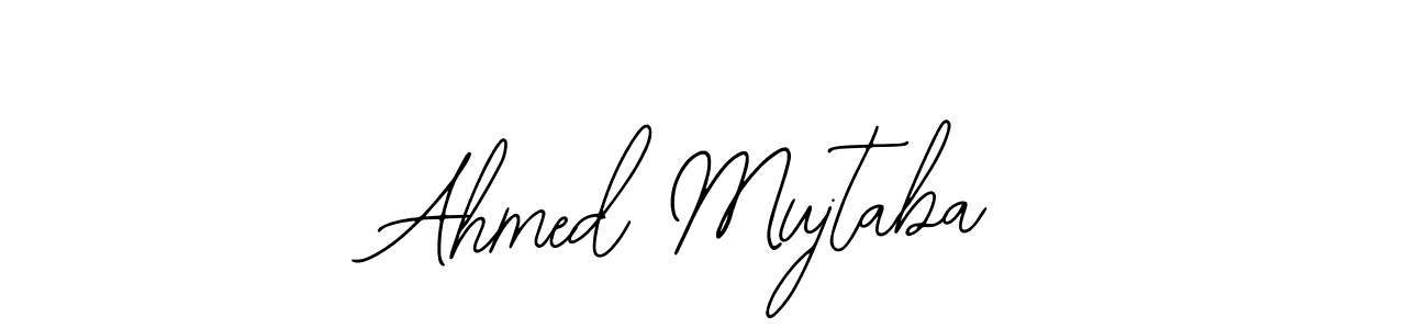 Similarly Bearetta-2O07w is the best handwritten signature design. Signature creator online .You can use it as an online autograph creator for name Ahmed Mujtaba. Ahmed Mujtaba signature style 12 images and pictures png