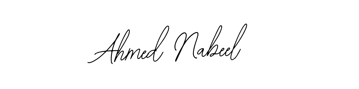 How to Draw Ahmed Nabeel signature style? Bearetta-2O07w is a latest design signature styles for name Ahmed Nabeel. Ahmed Nabeel signature style 12 images and pictures png