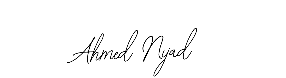 It looks lik you need a new signature style for name Ahmed Nijad. Design unique handwritten (Bearetta-2O07w) signature with our free signature maker in just a few clicks. Ahmed Nijad signature style 12 images and pictures png