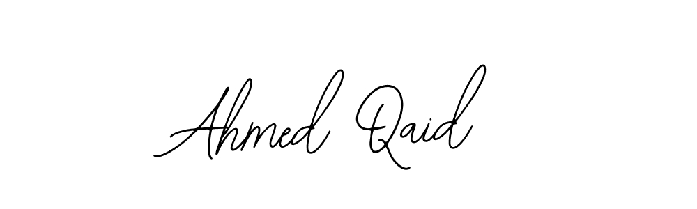 This is the best signature style for the Ahmed Qaid name. Also you like these signature font (Bearetta-2O07w). Mix name signature. Ahmed Qaid signature style 12 images and pictures png