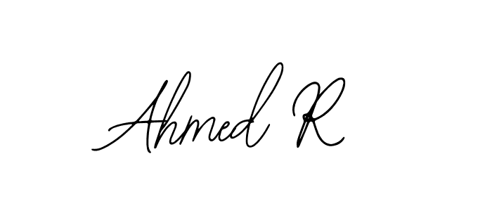 Use a signature maker to create a handwritten signature online. With this signature software, you can design (Bearetta-2O07w) your own signature for name Ahmed R. Ahmed R signature style 12 images and pictures png