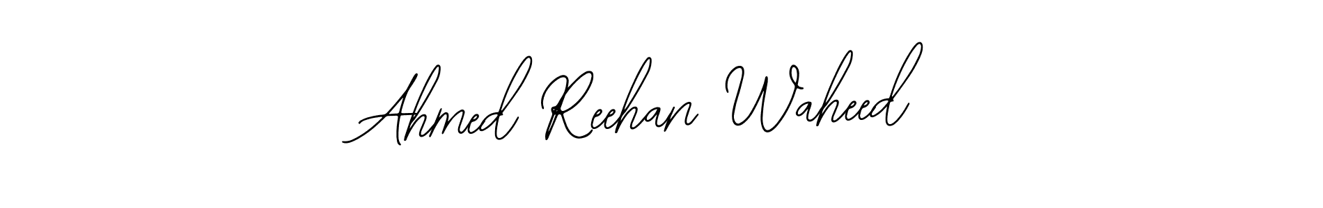 It looks lik you need a new signature style for name Ahmed Reehan Waheed. Design unique handwritten (Bearetta-2O07w) signature with our free signature maker in just a few clicks. Ahmed Reehan Waheed signature style 12 images and pictures png