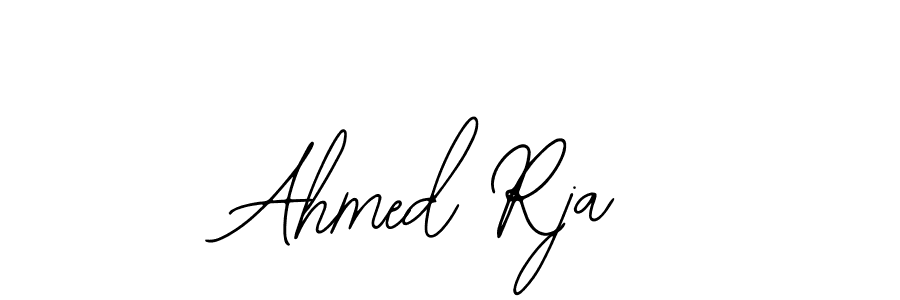 How to make Ahmed Rja name signature. Use Bearetta-2O07w style for creating short signs online. This is the latest handwritten sign. Ahmed Rja signature style 12 images and pictures png