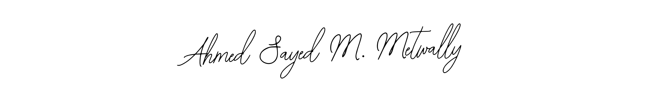 if you are searching for the best signature style for your name Ahmed Sayed M. Metwally. so please give up your signature search. here we have designed multiple signature styles  using Bearetta-2O07w. Ahmed Sayed M. Metwally signature style 12 images and pictures png