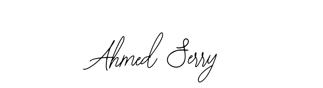 You should practise on your own different ways (Bearetta-2O07w) to write your name (Ahmed Serry) in signature. don't let someone else do it for you. Ahmed Serry signature style 12 images and pictures png
