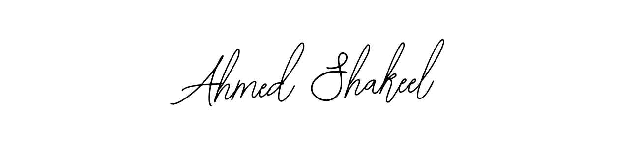 The best way (Bearetta-2O07w) to make a short signature is to pick only two or three words in your name. The name Ahmed Shakeel include a total of six letters. For converting this name. Ahmed Shakeel signature style 12 images and pictures png