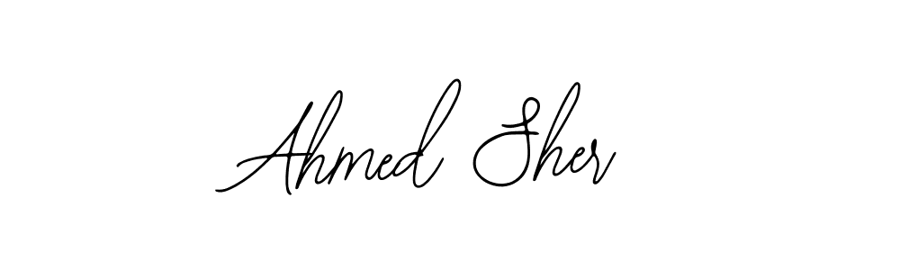 Ahmed Sher stylish signature style. Best Handwritten Sign (Bearetta-2O07w) for my name. Handwritten Signature Collection Ideas for my name Ahmed Sher. Ahmed Sher signature style 12 images and pictures png