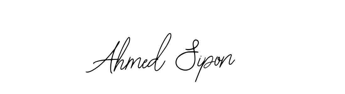 Design your own signature with our free online signature maker. With this signature software, you can create a handwritten (Bearetta-2O07w) signature for name Ahmed Sipon. Ahmed Sipon signature style 12 images and pictures png