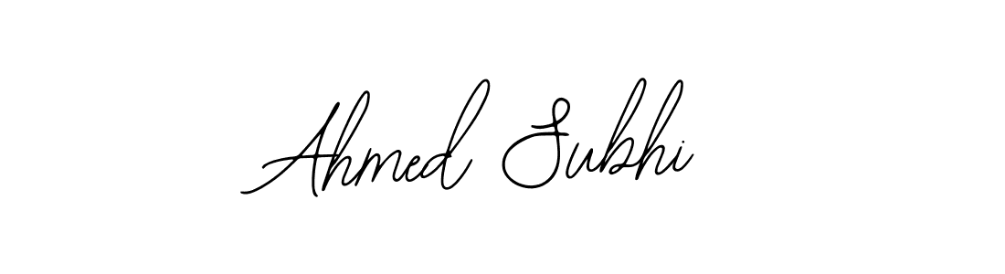 Make a beautiful signature design for name Ahmed Subhi. Use this online signature maker to create a handwritten signature for free. Ahmed Subhi signature style 12 images and pictures png