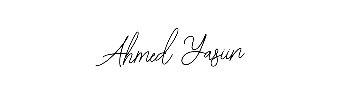 Make a beautiful signature design for name Ahmed Yasiin. With this signature (Bearetta-2O07w) style, you can create a handwritten signature for free. Ahmed Yasiin signature style 12 images and pictures png