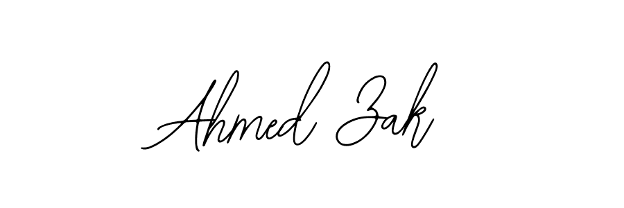 Best and Professional Signature Style for Ahmed Zak. Bearetta-2O07w Best Signature Style Collection. Ahmed Zak signature style 12 images and pictures png