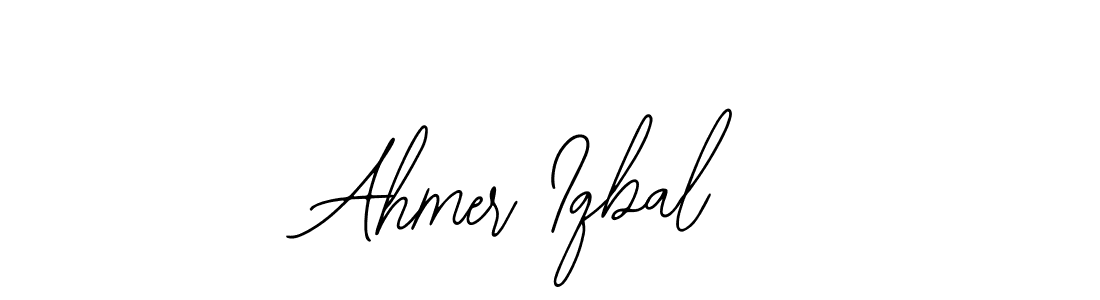 How to Draw Ahmer Iqbal signature style? Bearetta-2O07w is a latest design signature styles for name Ahmer Iqbal. Ahmer Iqbal signature style 12 images and pictures png